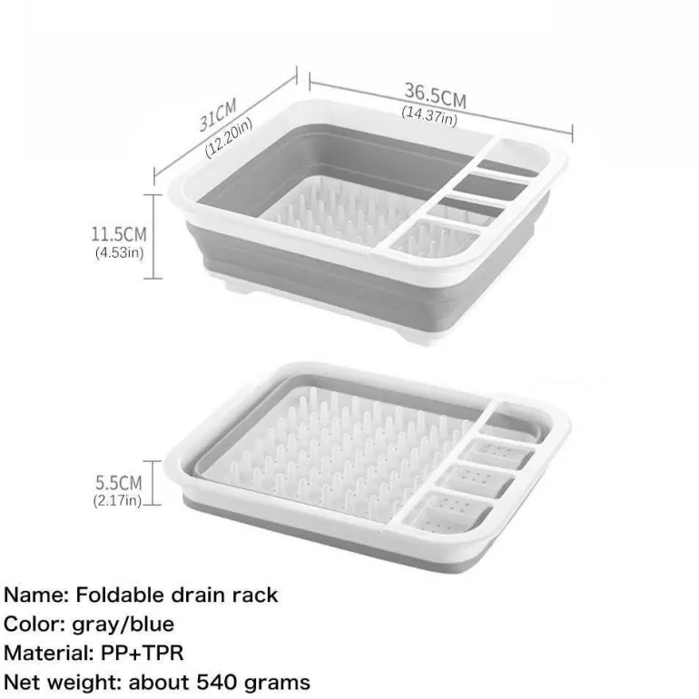 Faltbarer Abtropfständer – platzsparendes Abtropfgestell für die Küche