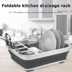 Faltbarer Abtropfständer – Platzsparender Küchen-Organizer