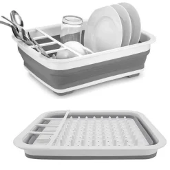 Faltbarer Abtropfständer – Platzsparender Küchen-Organizer
