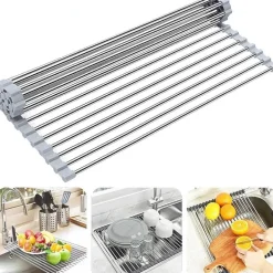 Faltbarer Abtropfständer für die Spüle – platzsparender Küchen-Organizer