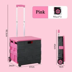 Faltbarer Einkaufswagen – Tragbarer Picknickwagen-Organizer