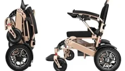 Faltbarer Elektrorollstuhl – Mobilitätshilfe mit Fernbedienung