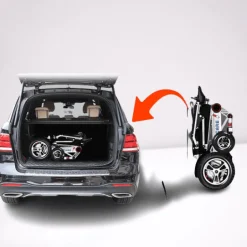 Faltbarer Elektrorollstuhl – Intelligente Mobilitätshilfe mit Fernbedienung