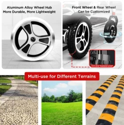 Faltbarer Elektrorollstuhl – Intelligente Mobilitätshilfe mit Fernbedienung