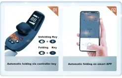 Faltbarer Elektrorollstuhl - Moderner Mobilitätsroller