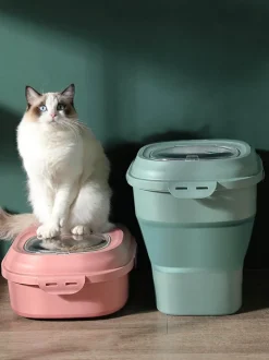 Faltbarer, feuchtigkeitsbeständiger Vorratsbehälter für Lebensmittel – platzsparender Küchen-Organizer