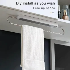 Faltbarer Handtuchhalter aus Edelstahl zur Wandmontage