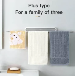 Faltbarer Handtuchhalter aus Edelstahl zur Wandmontage