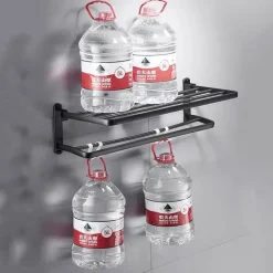 Faltbarer Handtuchhalter aus Aluminium – platzsparender Badezimmer-Organizer