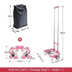 Faltbarer Handwagen - Tragbarer Mehrzweckwagen