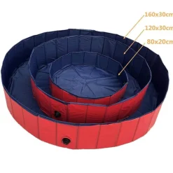 Faltbarer Haustier-Badepool - Tragbarer Hunde- und Katzenpool