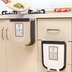 Faltbarer Küchenmülleimer – Platzsparender Schrankabfalleimer