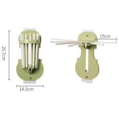 Faltbarer Küchen-Organizer zur Wandmontage – Aufbewahrungsregal ohne Bohren