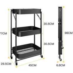 Faltbarer Küchen-Organizer – einfache Aufbewahrungslösung
