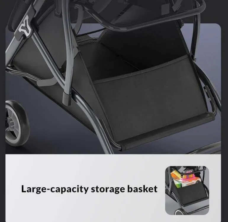 Faltbarer Kinderwagen – Kompaktes, modernes Reisedesign