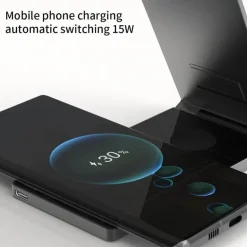 Faltbarer magnetischer kabelloser Ladeständer – Clear Beam Design