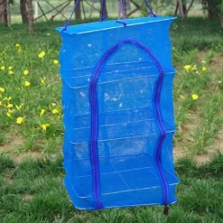 Faltbarer mehrschichtiger Fischernetzständer - Outdoor-Angelausrüstung