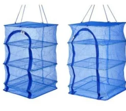 Faltbarer mehrschichtiger Fischernetzständer - Outdoor-Angelausrüstung