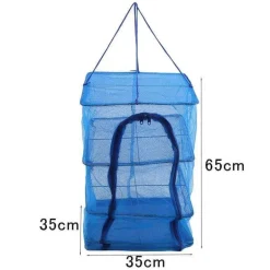 Faltbarer mehrschichtiger Fischernetzständer - Outdoor-Angelausrüstung