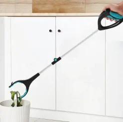 Faltbarer Müllgreifer – rotierendes Abfallgreifwerkzeug mit langem Griff