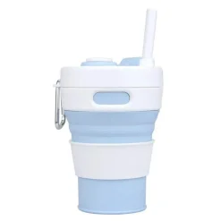 Faltbarer Reisebecher – Umweltfreundliches, wiederverwendbares Trinkgeschirr für unterwegs