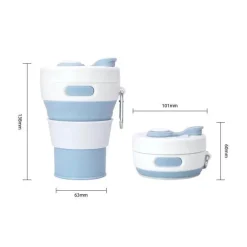 Faltbarer Reisebecher – Umweltfreundliches, wiederverwendbares Trinkgeschirr für unterwegs