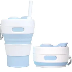 Faltbarer Reisebecher – Umweltfreundliches, wiederverwendbares Trinkgeschirr für unterwegs