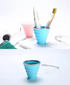 Faltbarer Reisebecher aus Silikon – Faltbarer, umweltfreundlicher Becher