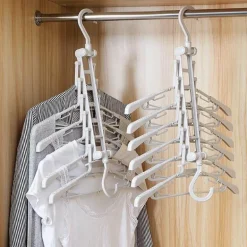 Faltbarer, rutschfester Kleiderbügel – einfache Aufbewahrungslösung