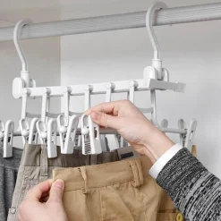 Faltbarer, rutschfester Kleiderbügel – einfache Aufbewahrungslösung