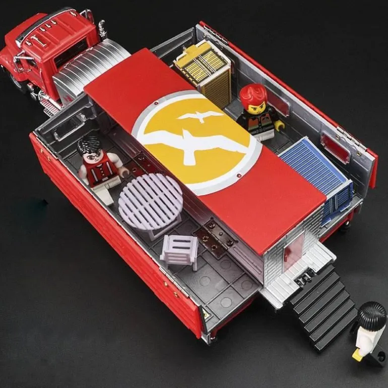 Faltbarer Wohnmobilanhänger - Tragbarer Wohnmobiltransporter