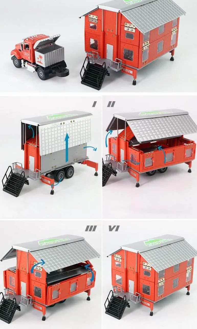 Faltbarer Wohnmobilanhänger - Tragbarer Wohnmobiltransporter