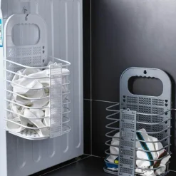 Faltbarer Wäschekorb – Tragbarer Wäschekorb