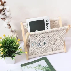 Faltbarer Zeitschriftenhalter aus Baumwolle – Aufbewahrungsbox für das Homeoffice