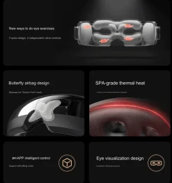 Faltbares Augenmassagegerät – Intelligente Heißkompresse zur Entspannung und Linderung von Müdigkeit