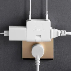 Faltbares Dreifach-Ladegerät – Tragbarer Ladeadapter