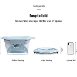 Faltbares Fußbad-Massagegerät – Spa-Eimer zur Entspannung und wohltuenden Fußpflege