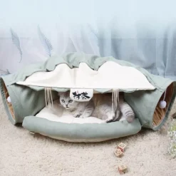 Faltbares Haustier-Tunnelbett - Katzen-Hunde-Spielhaus