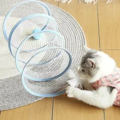 Faltbares Katzentunnelspielzeug – Interaktiver Spielkanal für spannenden Katzenspaß