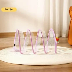 Faltbares Katzentunnelspielzeug – Interaktiver Spielkanal für spannenden Katzenspaß