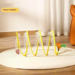 Faltbares Katzentunnelspielzeug – Interaktiver Spielkanal für spannenden Katzenspaß