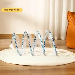 Faltbares Katzentunnelspielzeug – Interaktiver Spielkanal für spannenden Katzenspaß