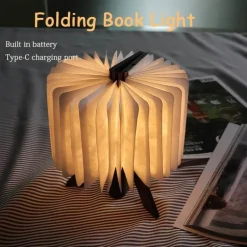 Faltbares LED-Buchlicht – kompakte dekorative Leselampe