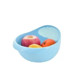 Faltbares Reisschüsselsieb aus Silikon – Abtropfkorb für die Küche