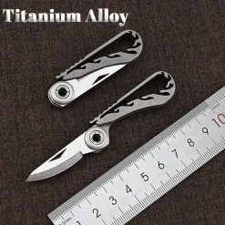 Faltbares Schlüsselanhänger-Werkzeug aus Titan – Tragbares Taschen-Multitool