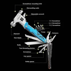 Faltbares Schraubendreher-Set – Kompaktes Survival-Werkzeugset