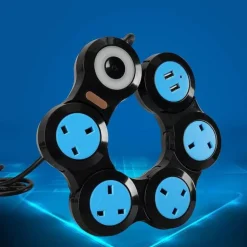 Faltbares Verlängerungskabel – Ladelösung mit mehreren Steckdosen