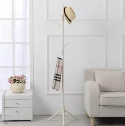 Farbenfrohe Garderobe mit 8 Haken – Moderner Organizer für Zuhause