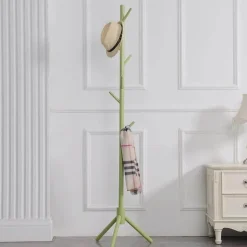 Farbenfrohe Garderobe mit 8 Haken – Moderner Organizer für Zuhause