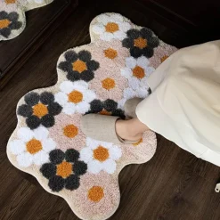 Farbenfroher Blumenteppich - Dekorativer Blumenteppich